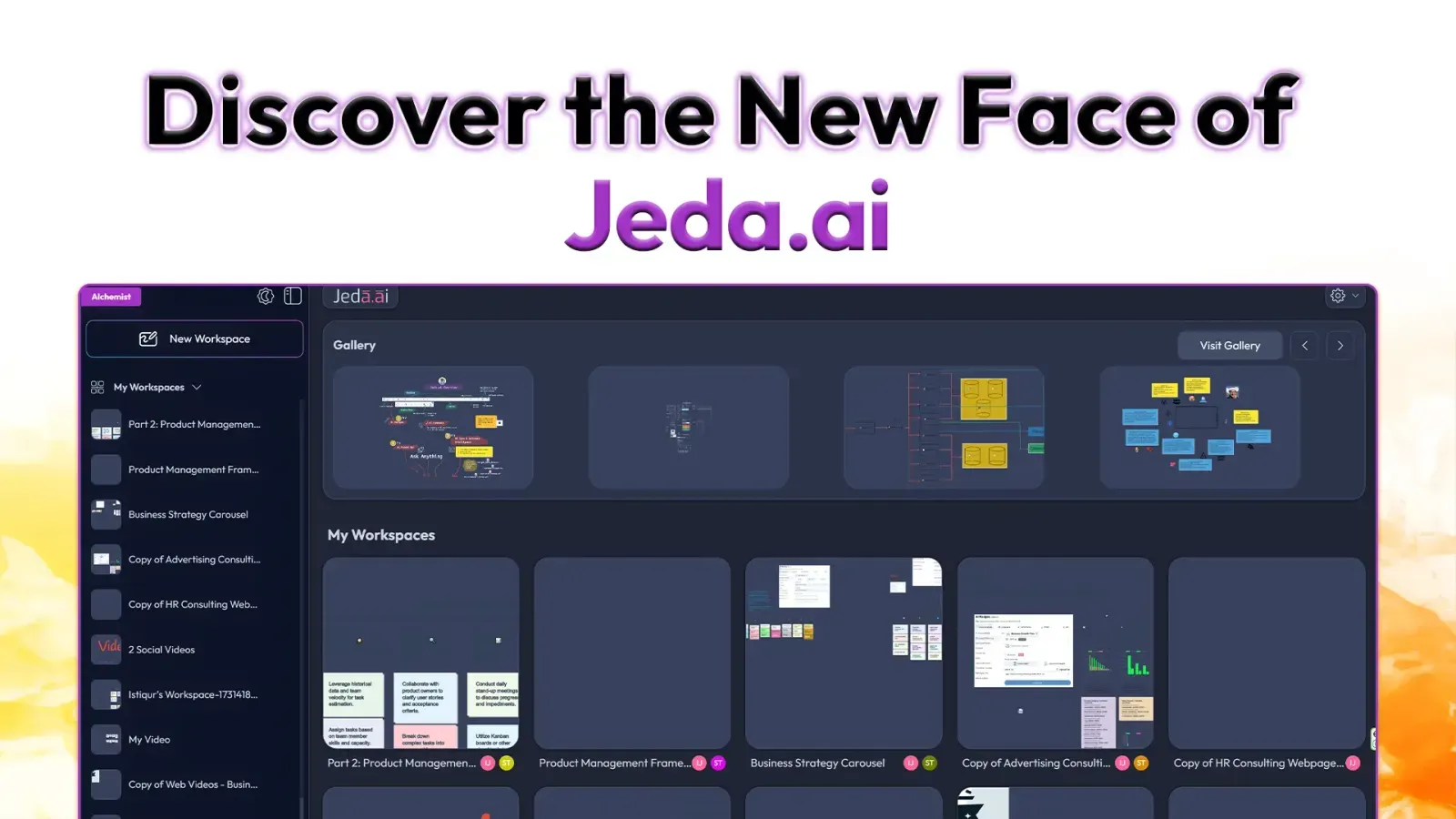 Introducing Jeda.ai's Refreshed User Interface - Embrace the New Dark and Light Modes