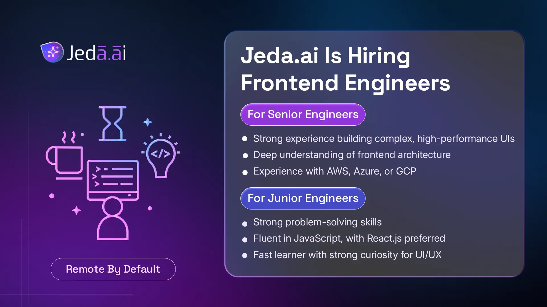 Frontend Engineer at Jeda.ai — Build the Visual Layer of an AI Workspace