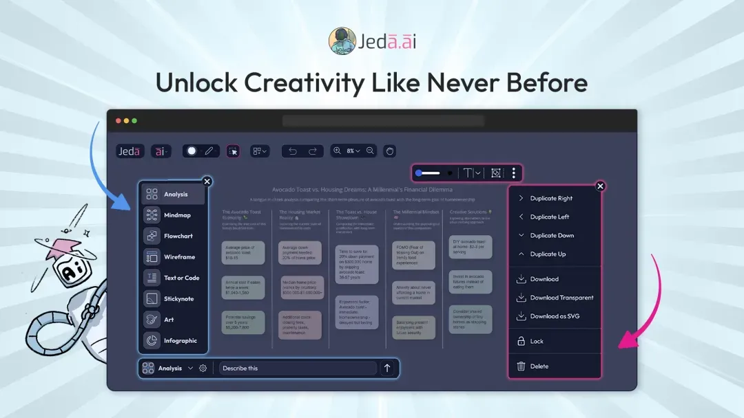 Introducing Jeda.ai's New Toolbar: Enhanced Control and Alchemy Interface
